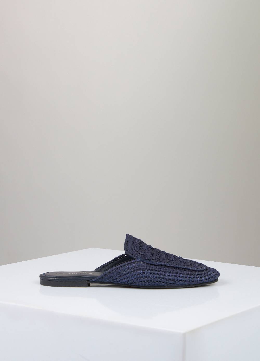 LES COPAINSMule Mocassino In Rafia Intrecciata