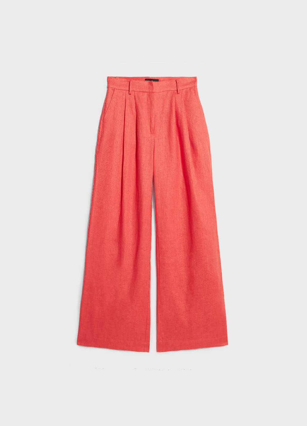 LES COPAINSPantaloni A Gamba Larga In Lino