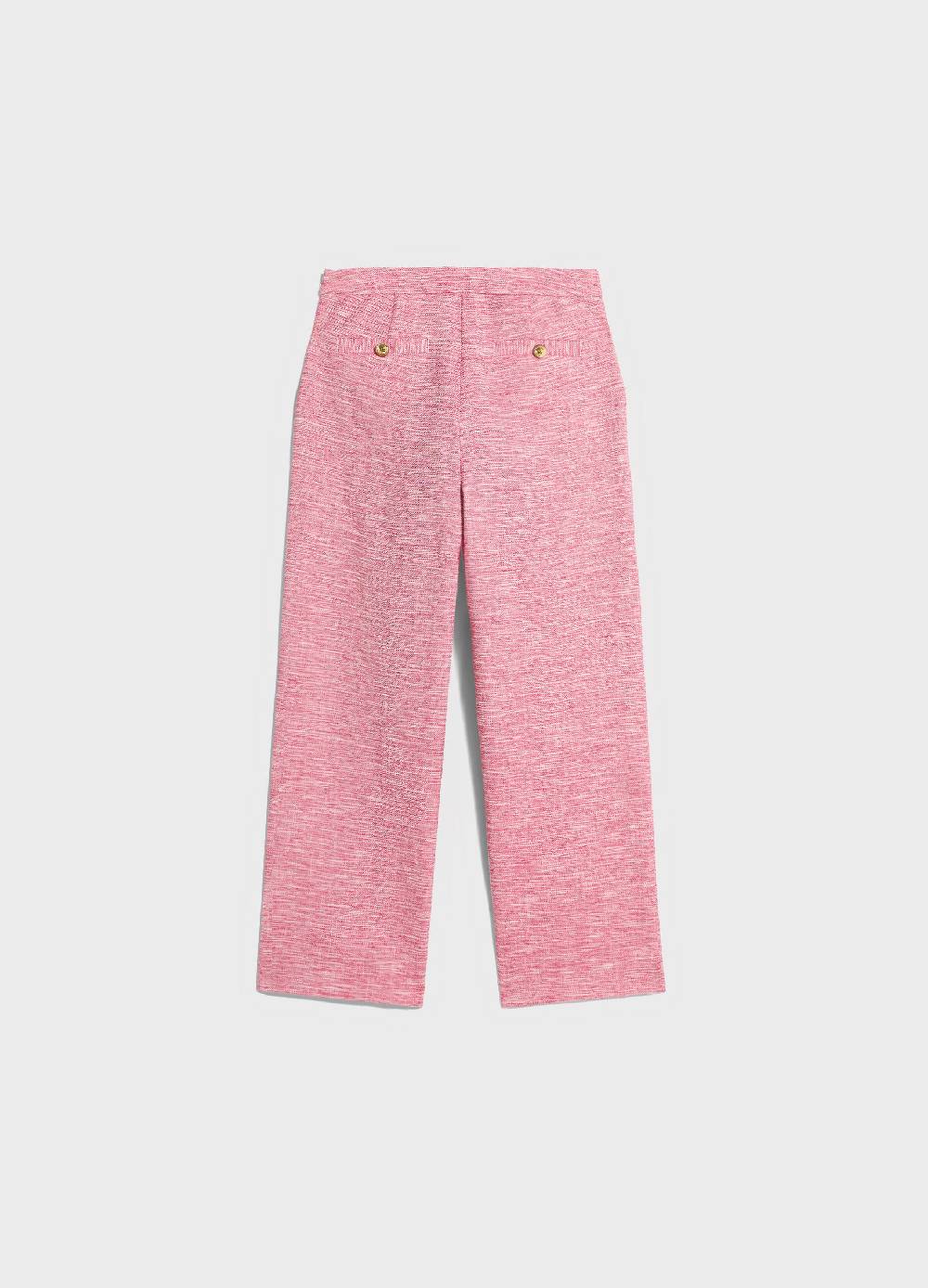 LES COPAINSPantaloni Flare Fit Effetto Tweed