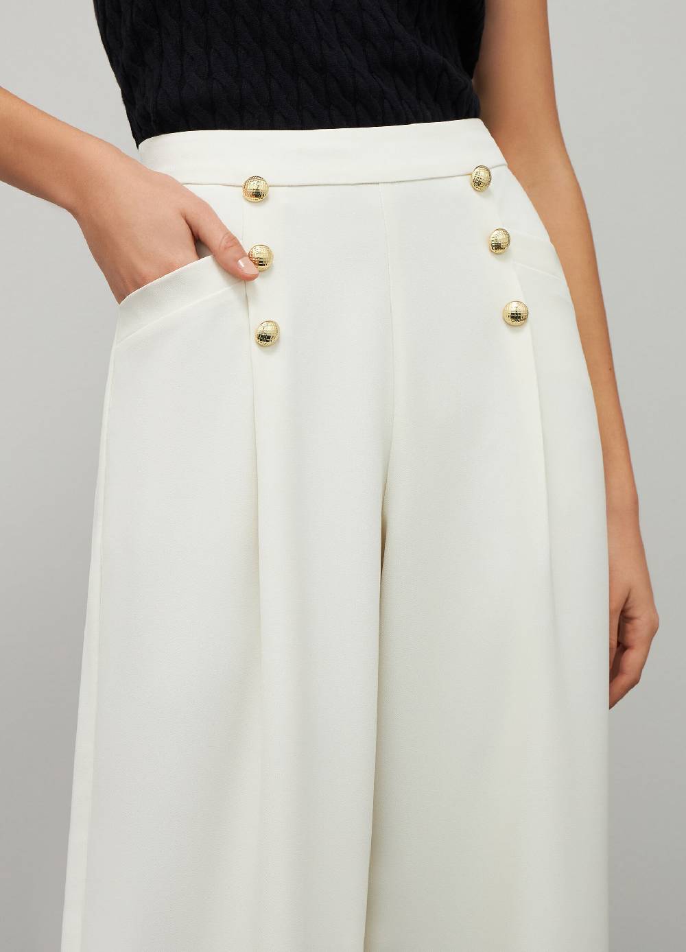 LES COPAINSPantaloni Palazzo Con Pince