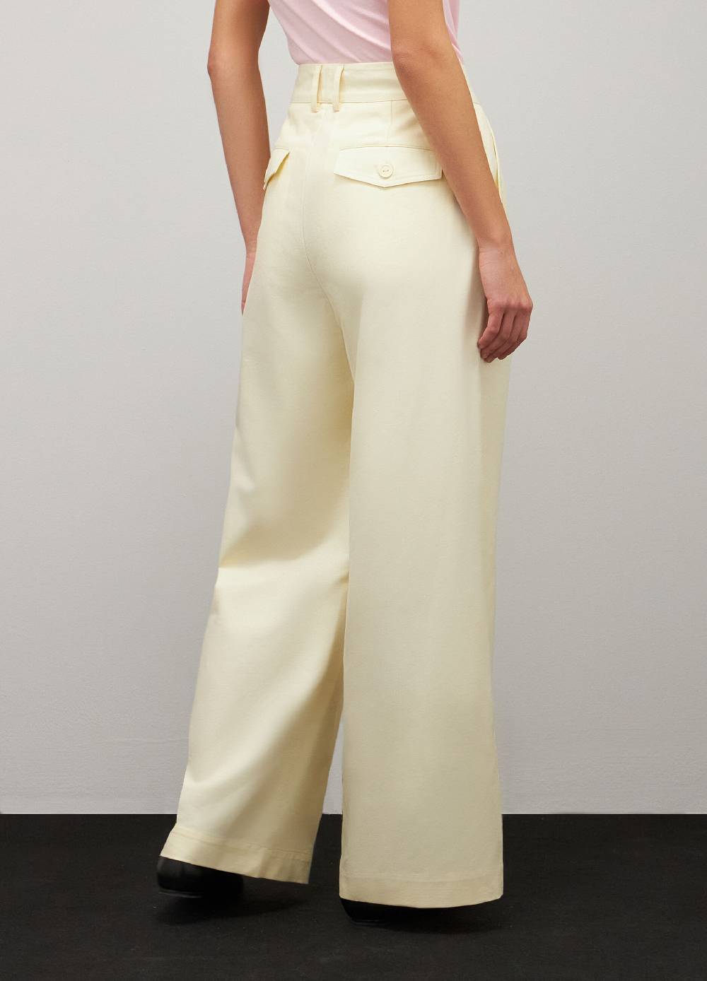 LES COPAINSPantaloni Palazzo In Misto Cotone