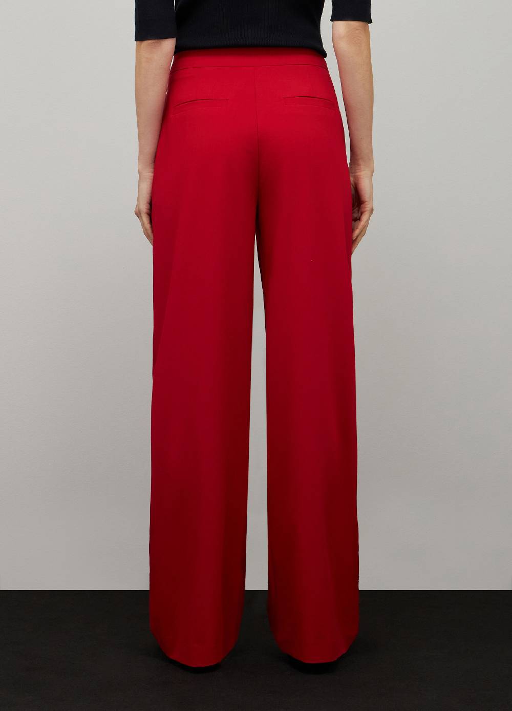 LES COPAINSPantaloni Palazzo In Misto Viscosa