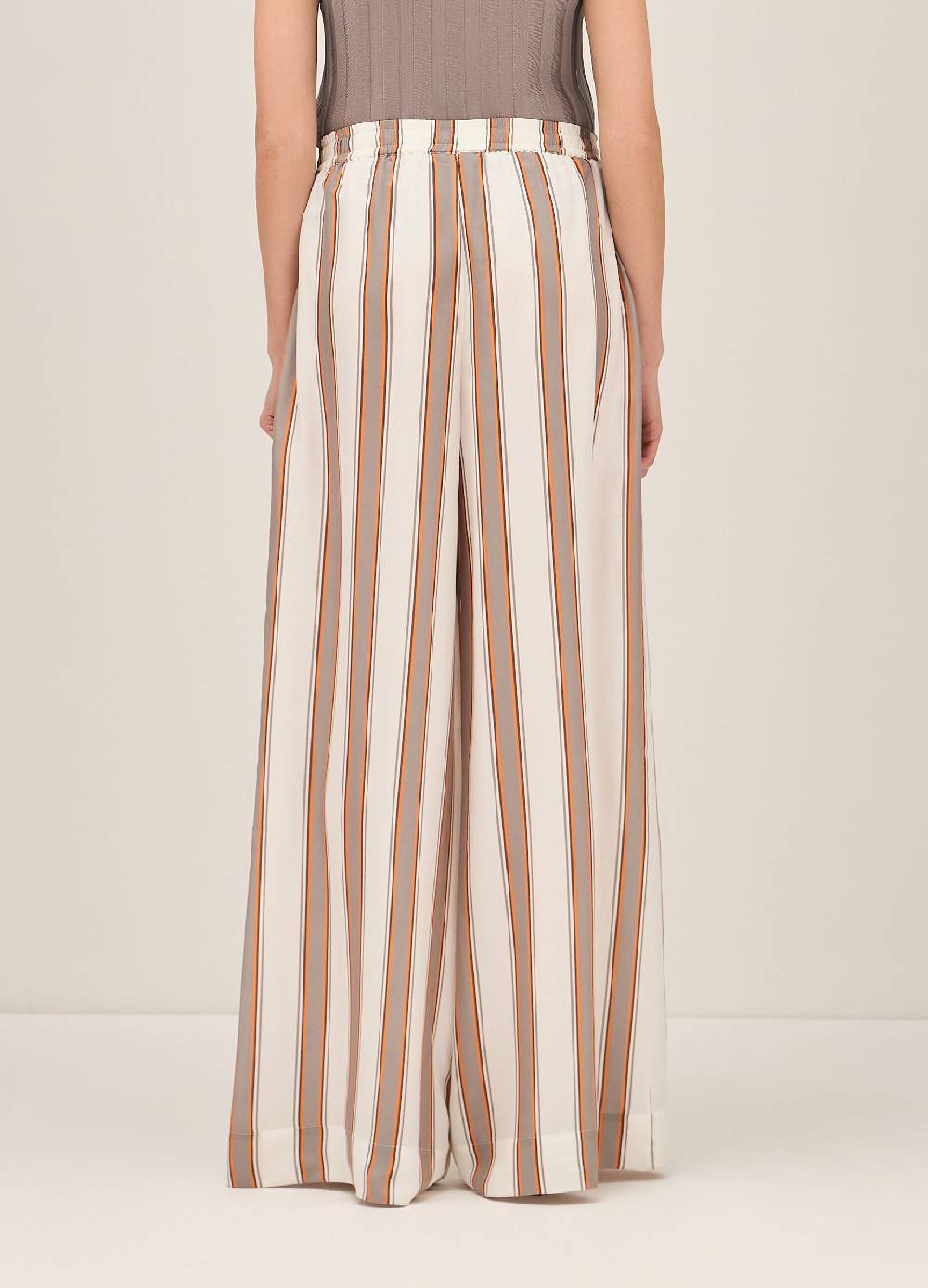 LES COPAINSPantaloni Palazzo In Pura Seta