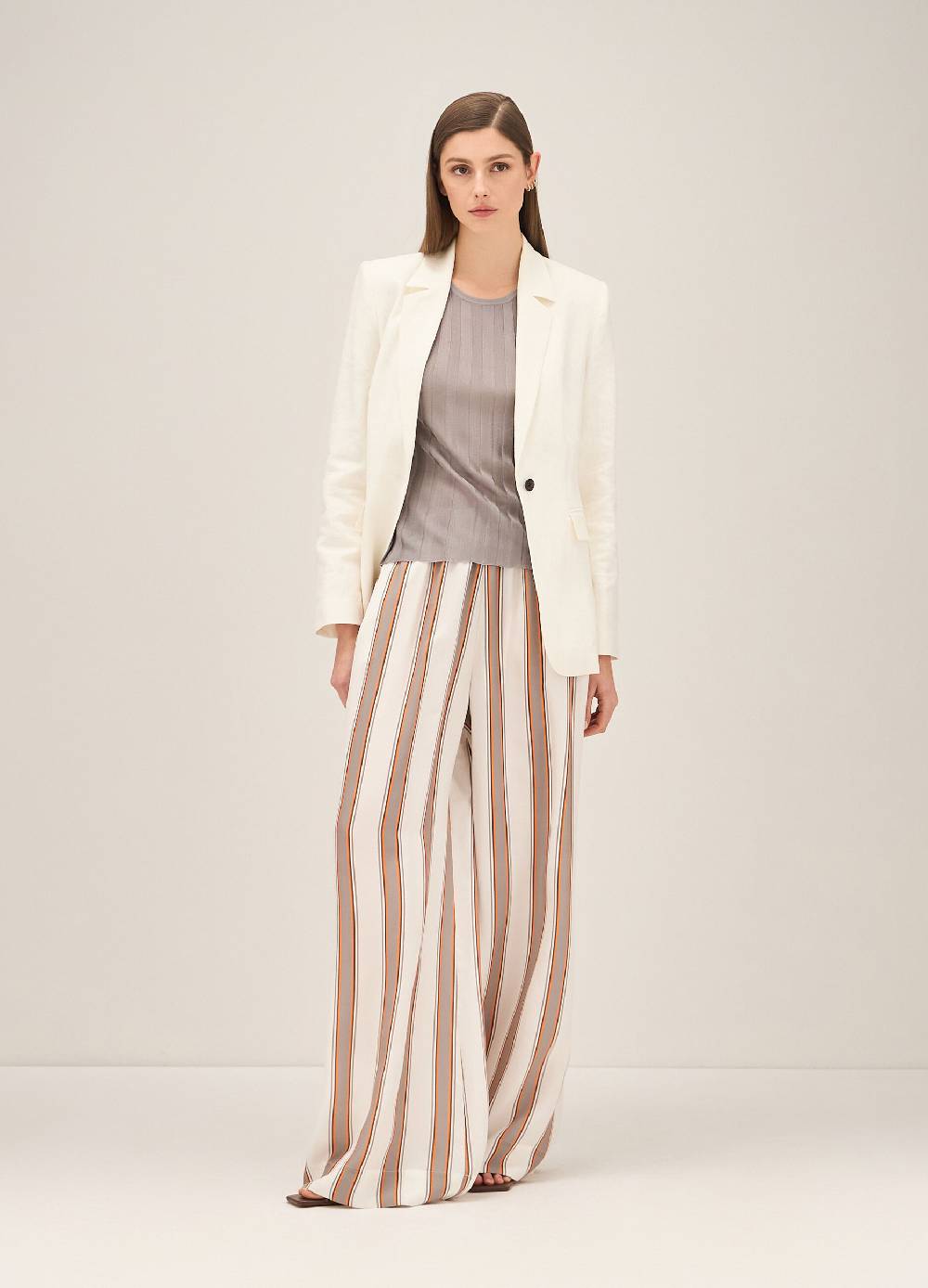 LES COPAINSPantaloni palazzo in pura seta