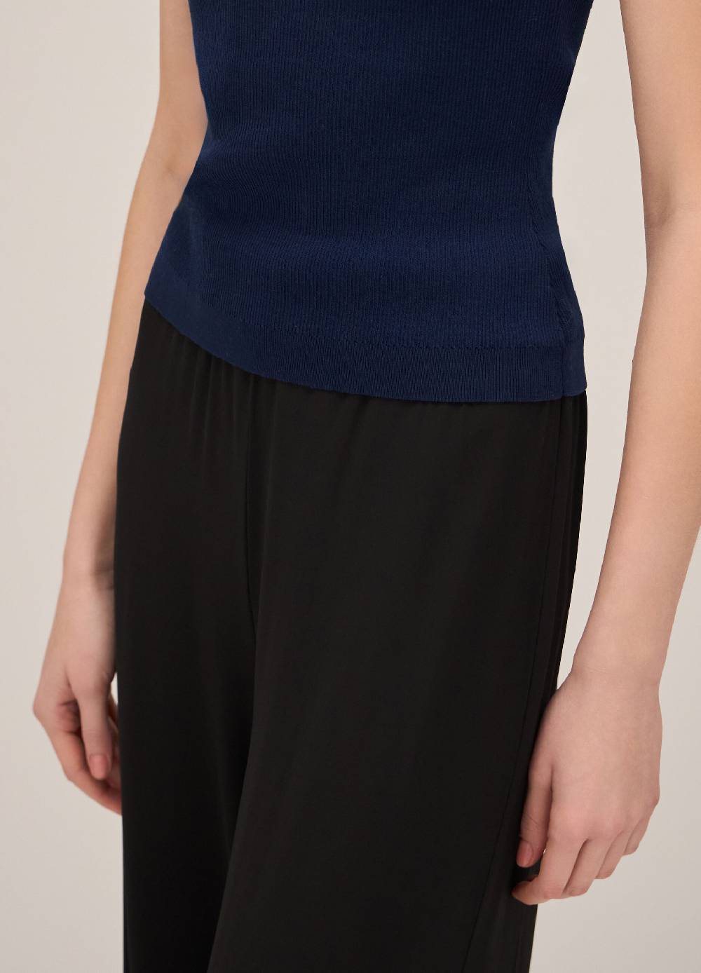 LES COPAINSPantaloni Palazzo In Viscosa Stretch