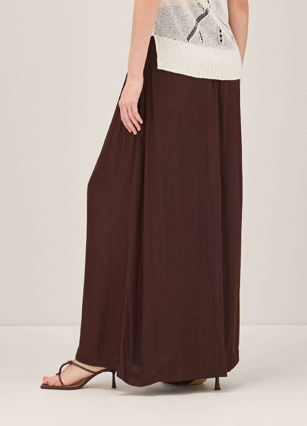 LES COPAINSPantaloni Palazzo Plissettati