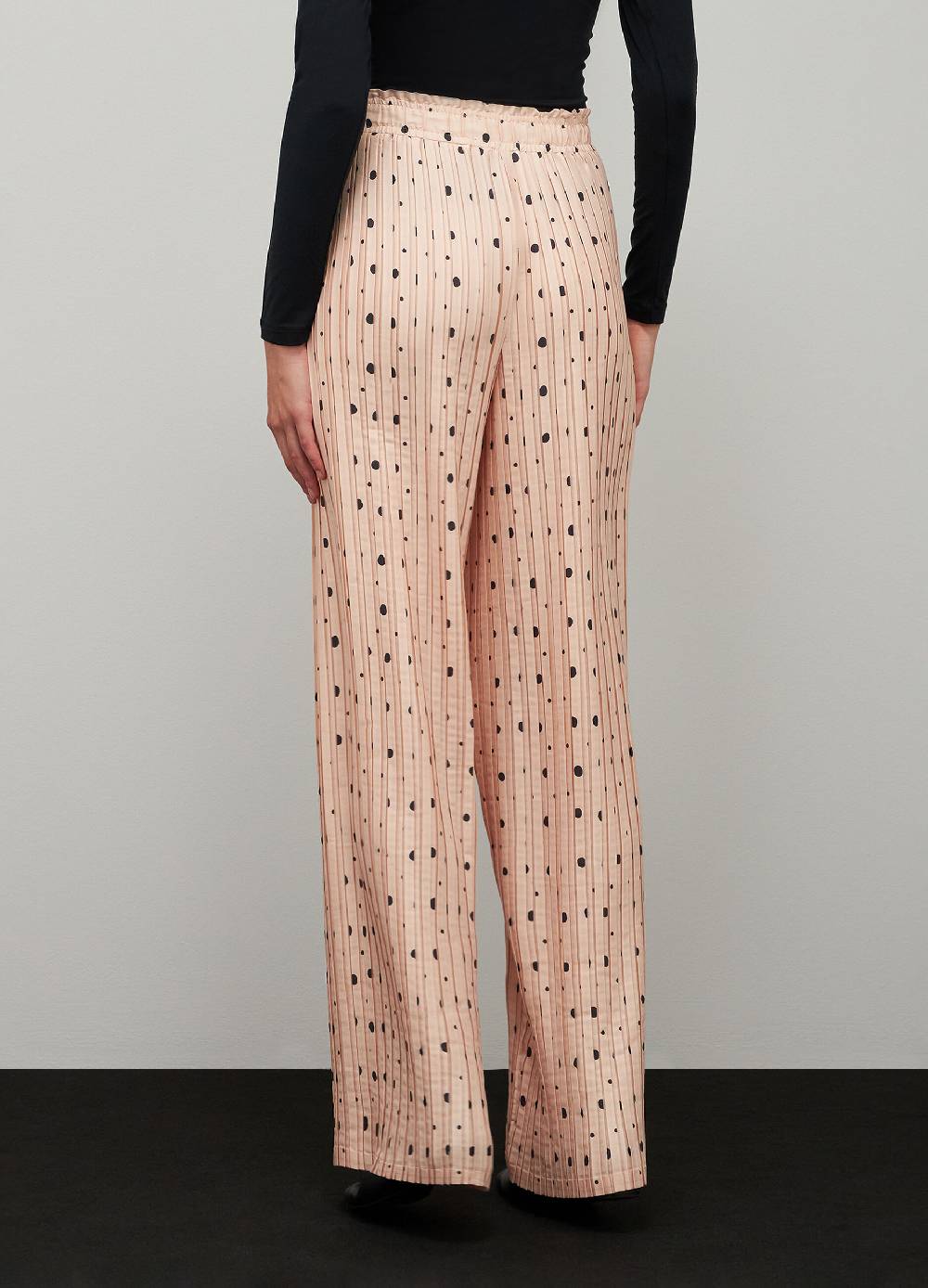 LES COPAINSPantaloni Plissé A Pois