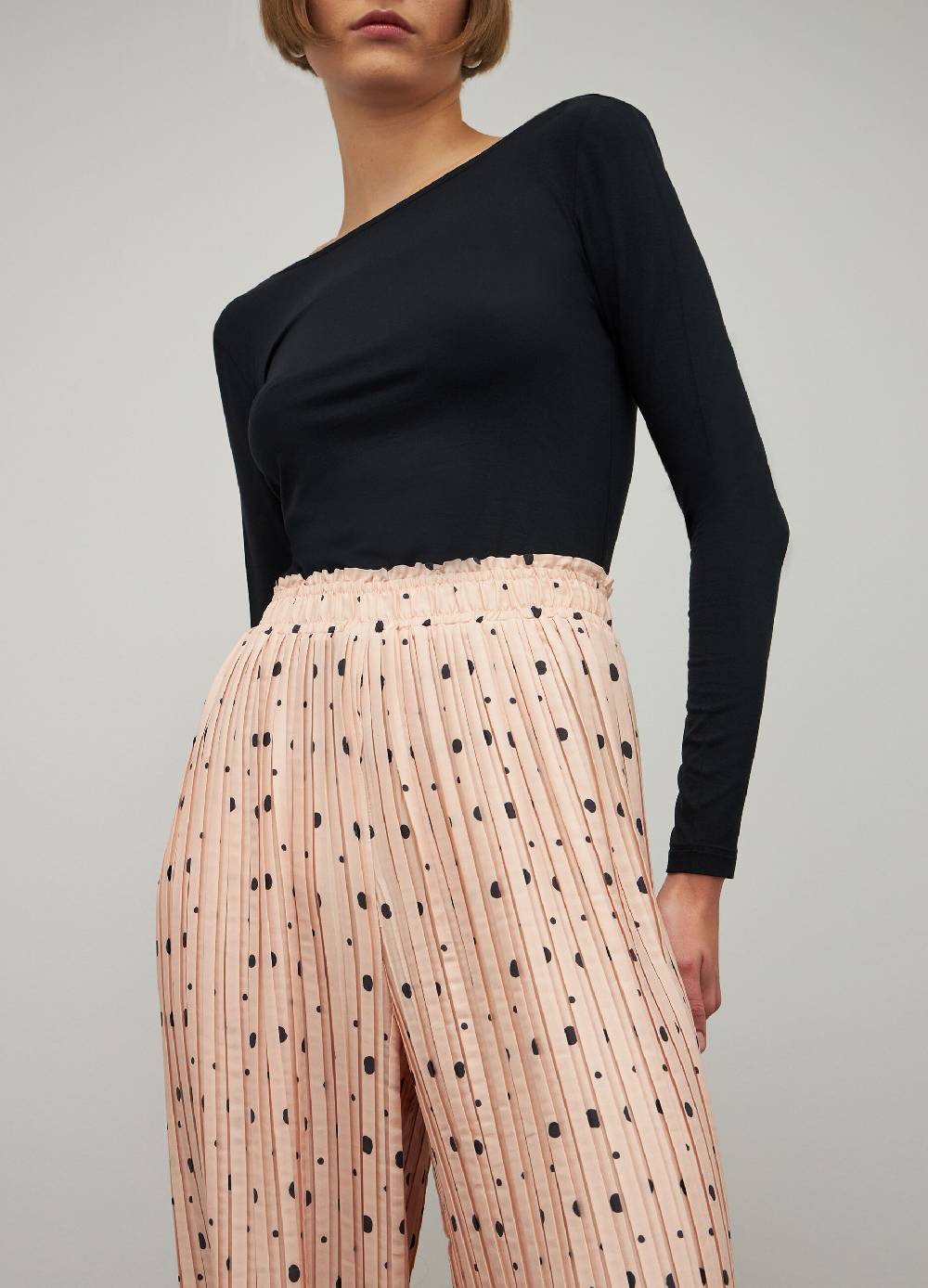 LES COPAINSPantaloni Plissé A Pois