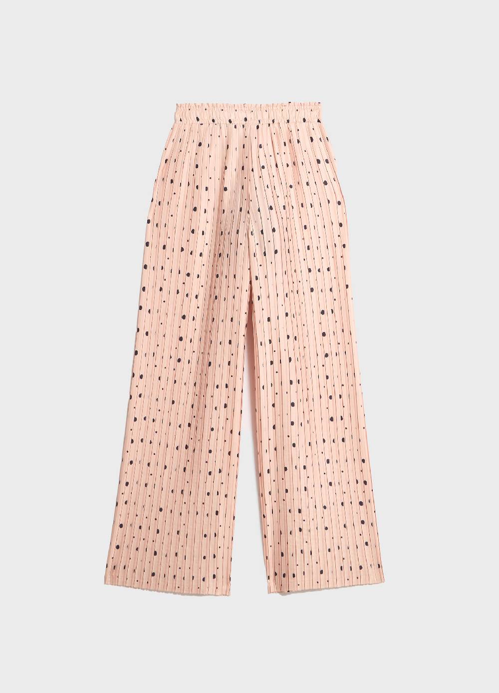 LES COPAINSPantaloni Plissé A Pois