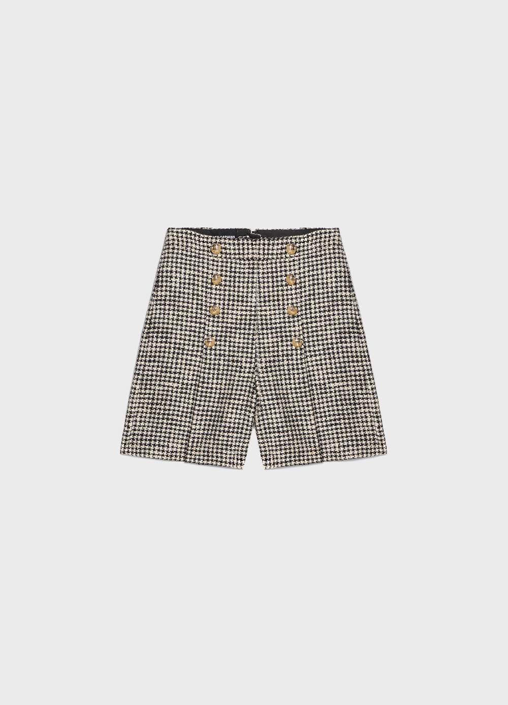 LES COPAINSPantaloni Short Motivo Pied De Poule