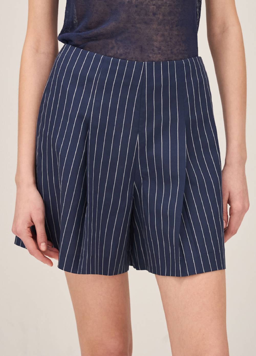 LES COPAINSPantaloni Shorts Gessati