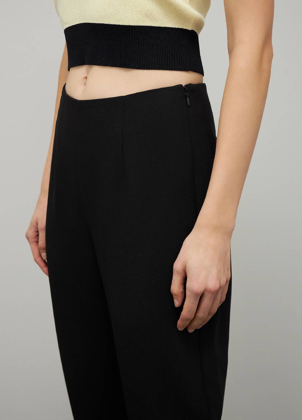 LES COPAINSPantaloni Slouchy In Crepe