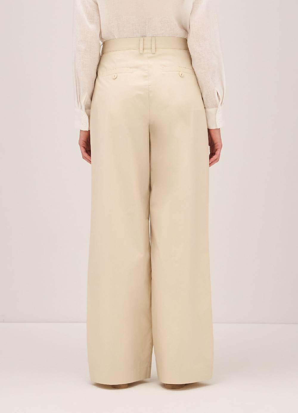 LES COPAINSPantaloni Straight Fit In Cotone