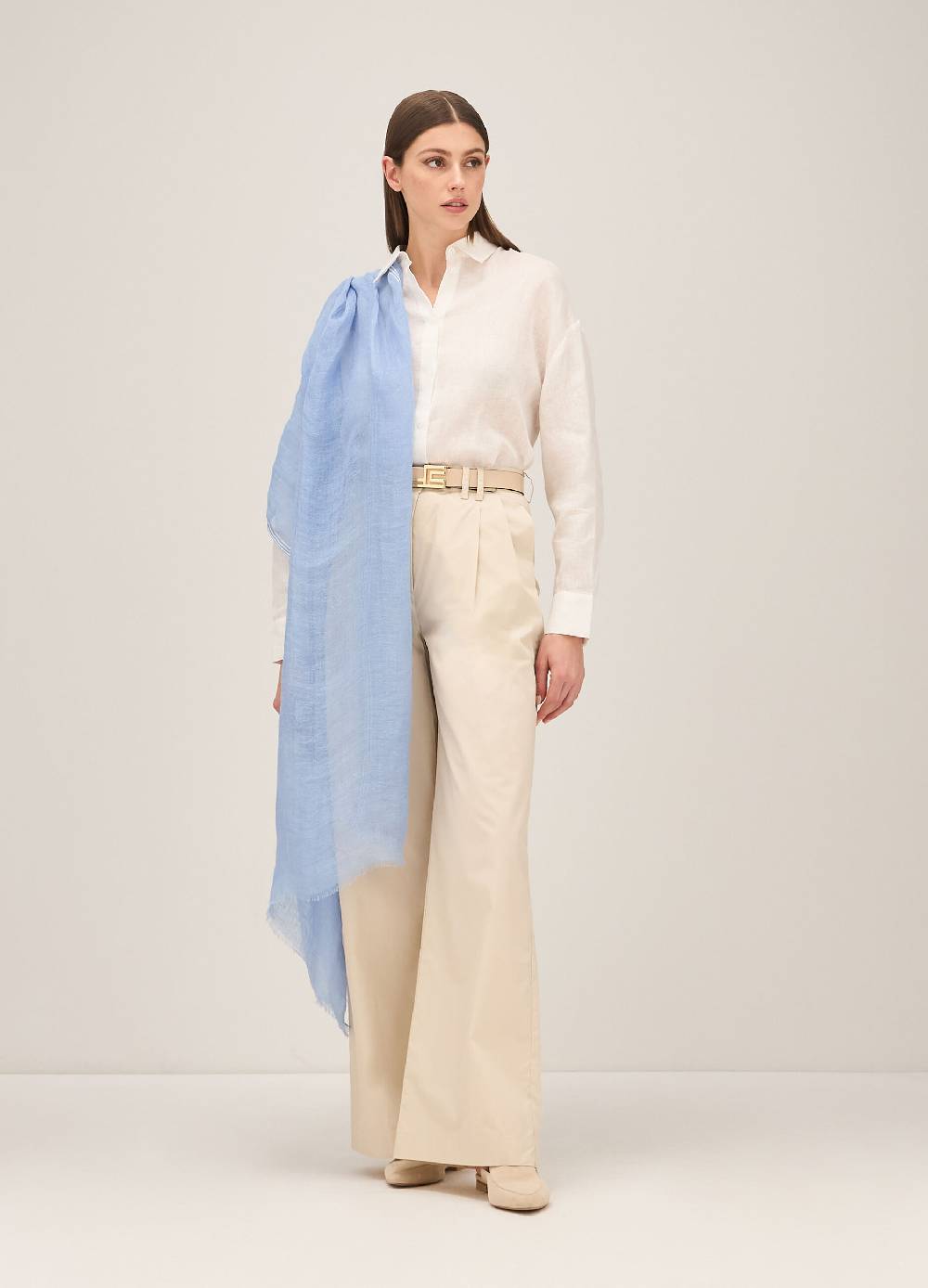 LES COPAINSPantaloni straight fit in cotone