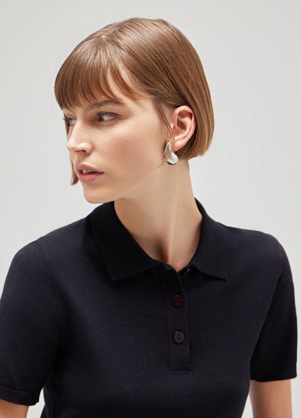 LES COPAINSPolo Tricot A Maniche Corte