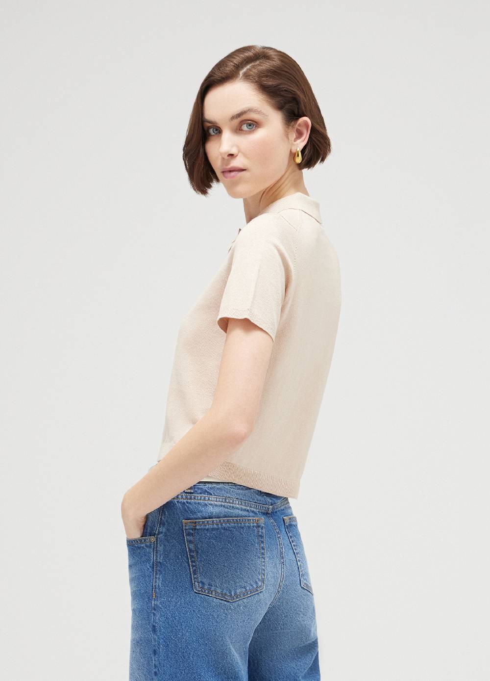 LES COPAINSPolo Tricot A Maniche Corte