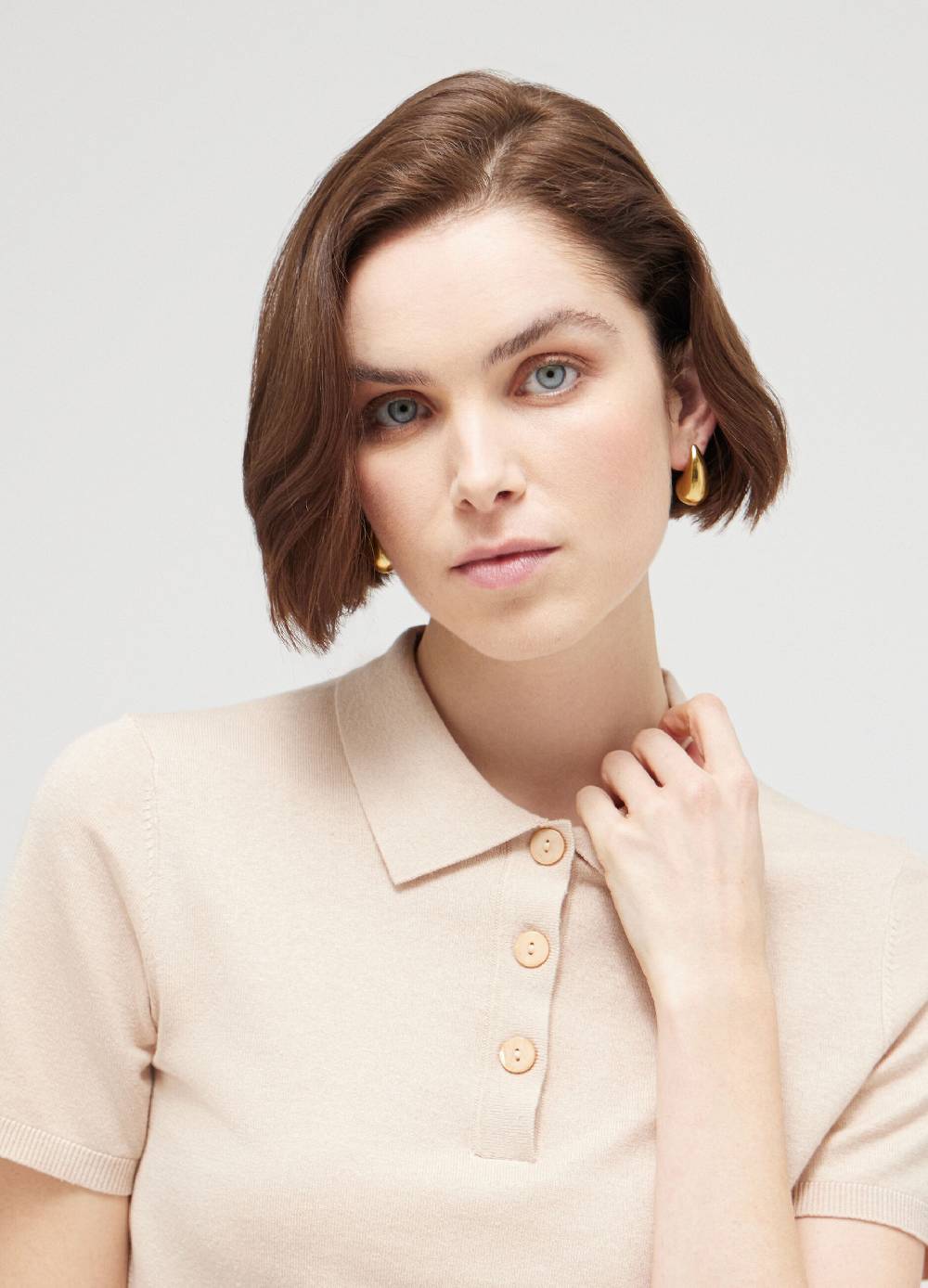 LES COPAINSPolo Tricot A Maniche Corte