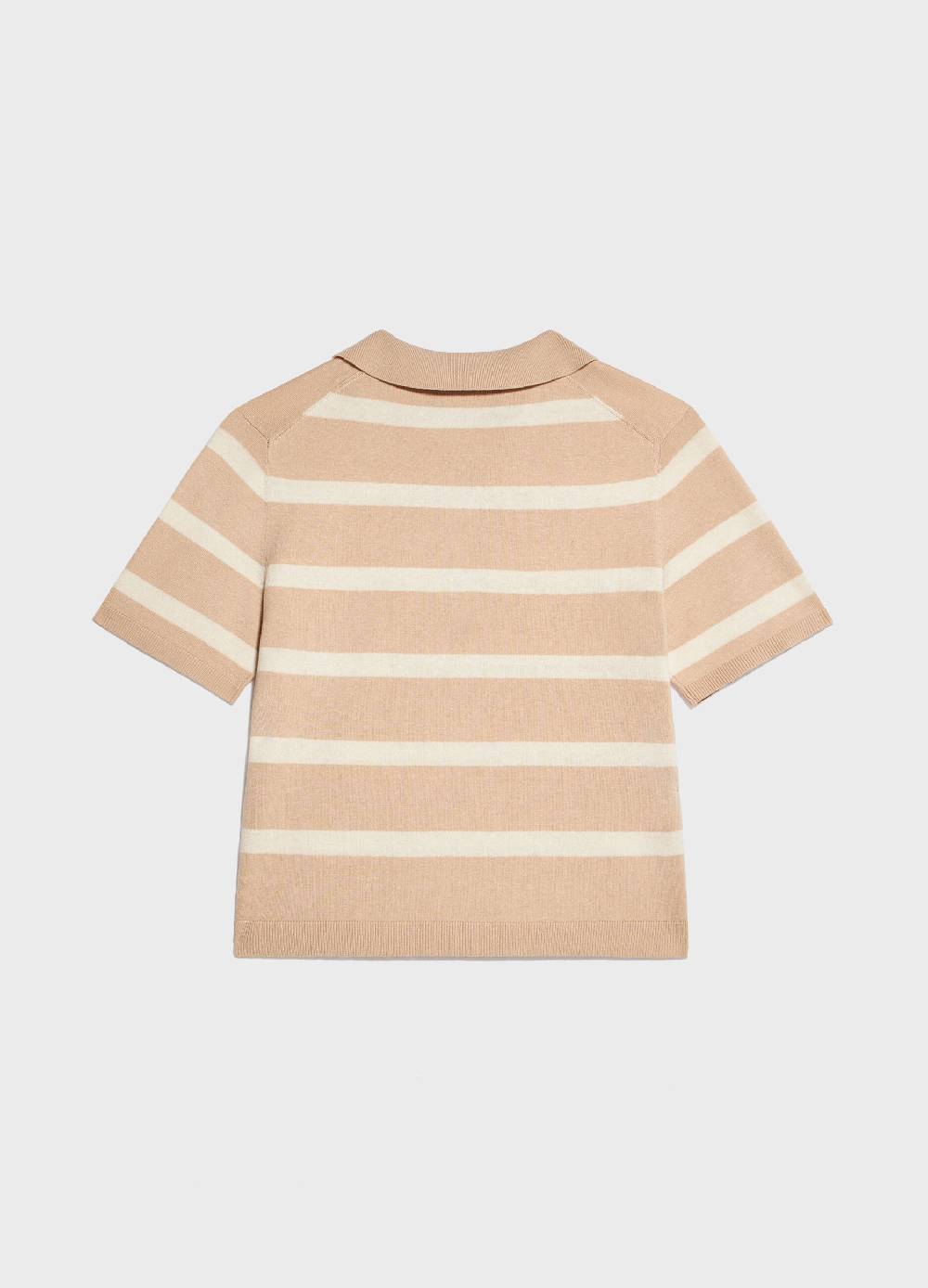 LES COPAINSPolo Tricot In Cotone E Seta A Righe