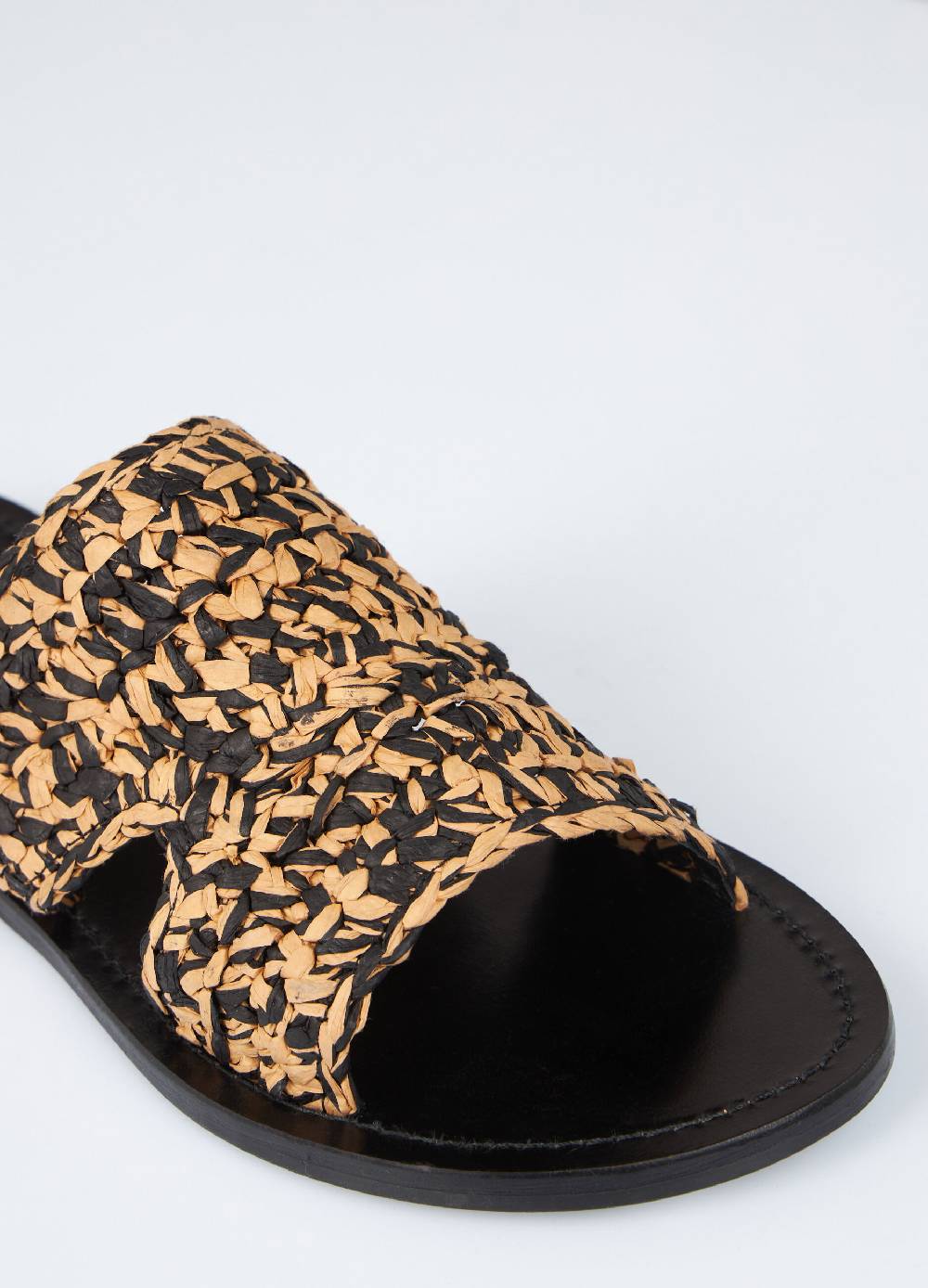 LES COPAINSSandali Bassi In Rafia