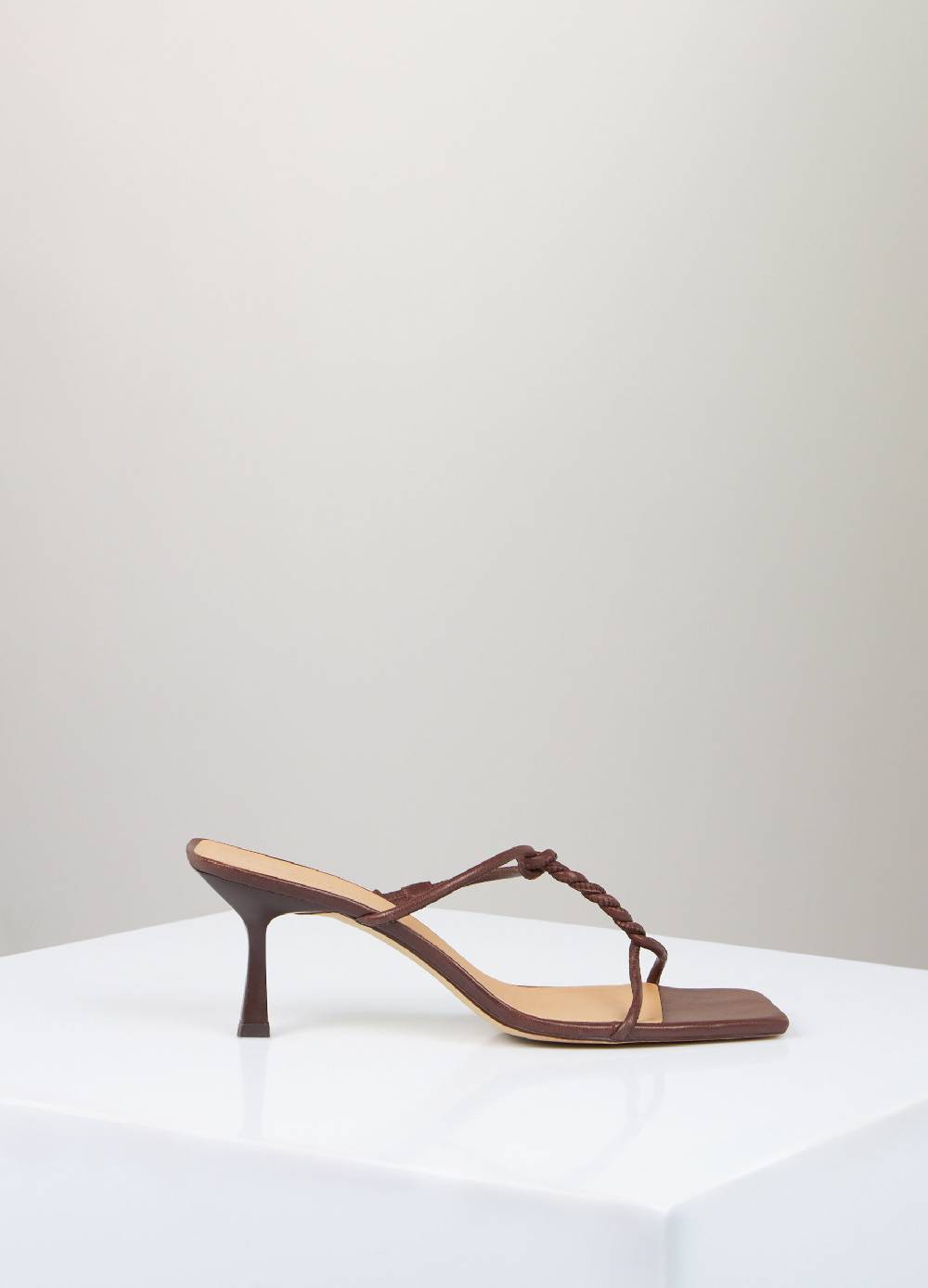 LES COPAINSSandali Intrecciati In Vera Pelle