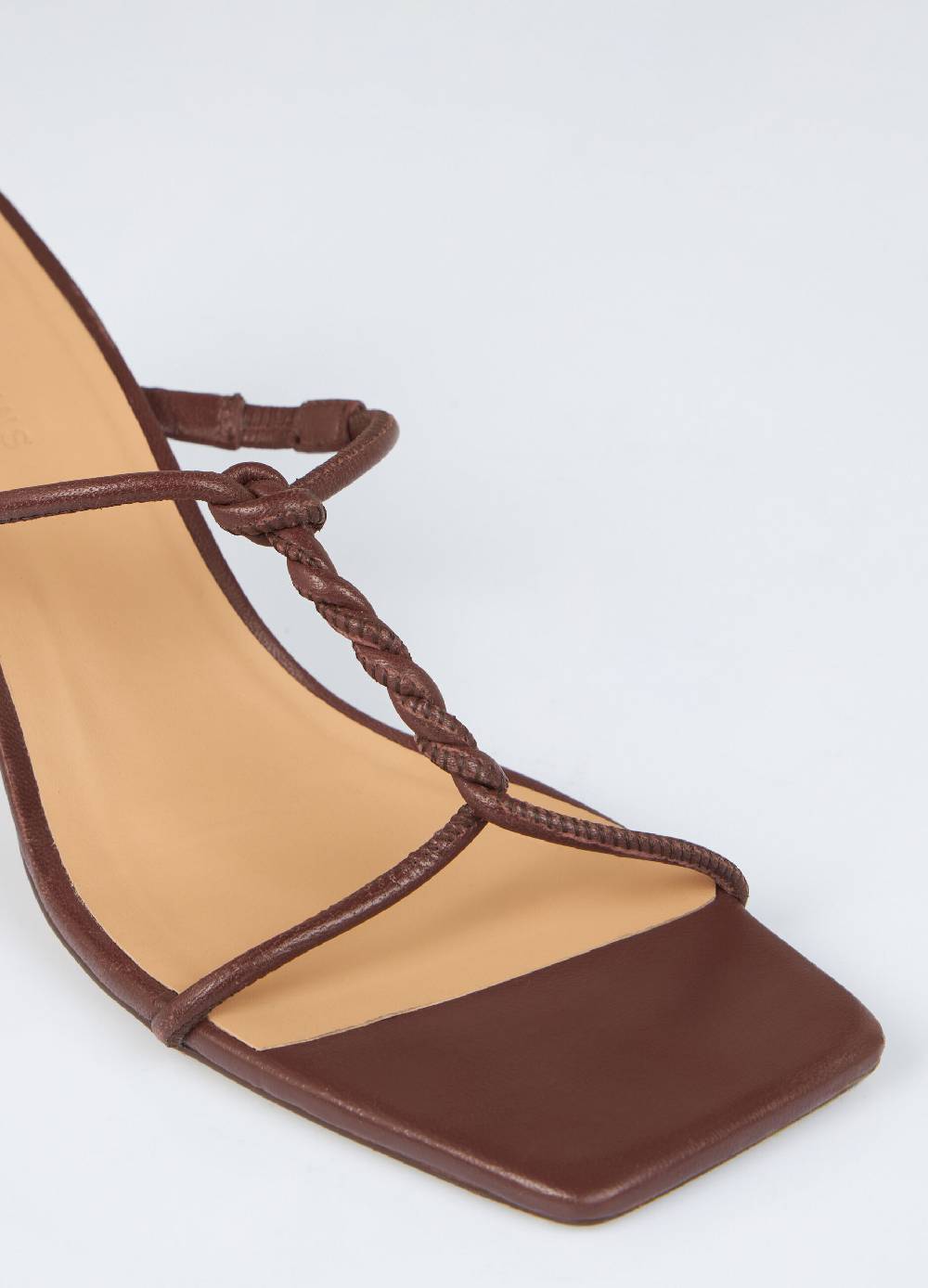 LES COPAINSSandali Intrecciati In Vera Pelle