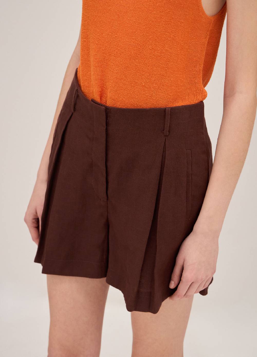 LES COPAINSShorts Bermuda In Lino