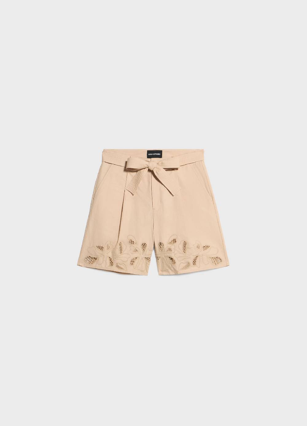 LES COPAINSShorts In Cotone Con Ricamo