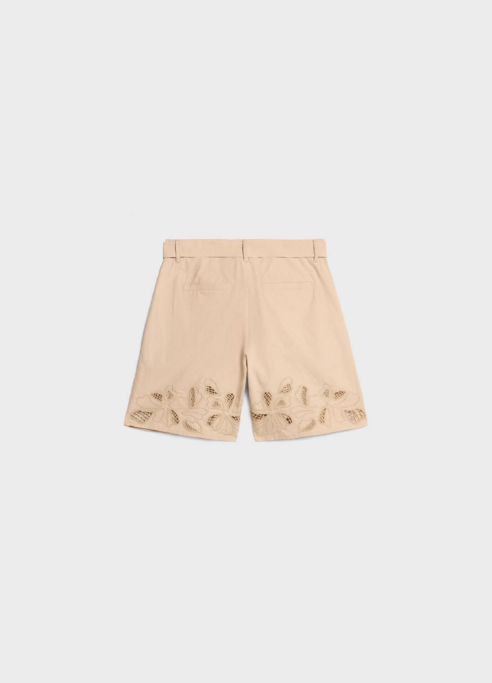 LES COPAINSShorts In Cotone Con Ricamo
