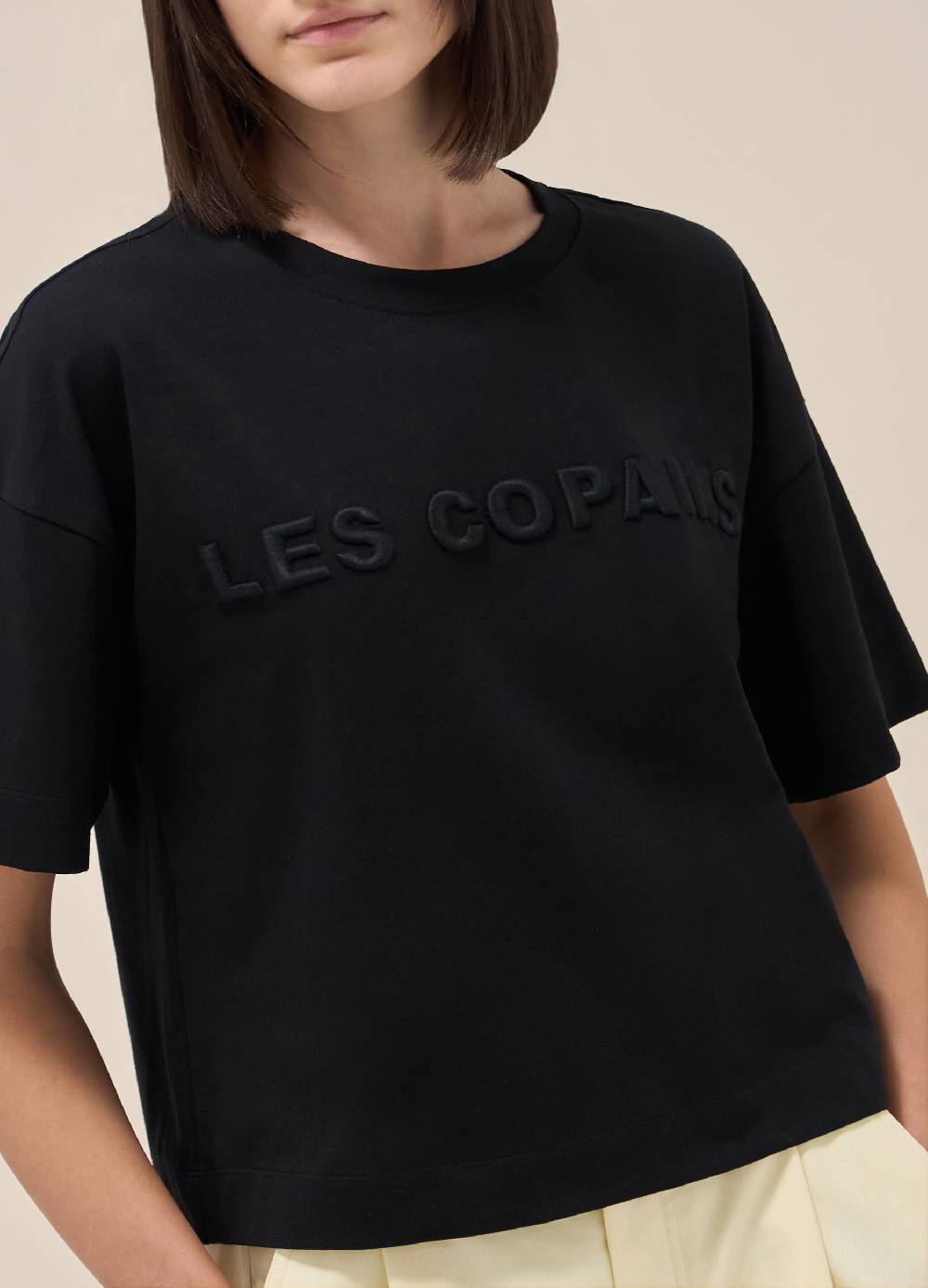 LES COPAINST-shirt A Maniche Corte Con Logo