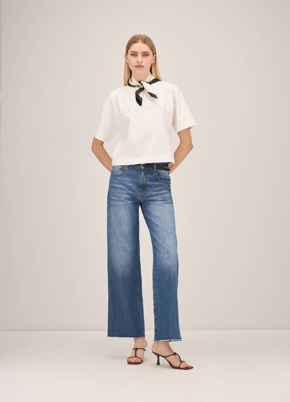 LES COPAINST-shirt a maniche corte con logo