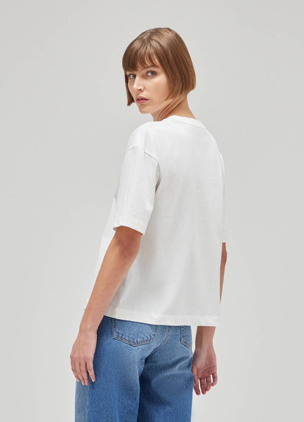 LES COPAINST-shirt Boxy In Cotone