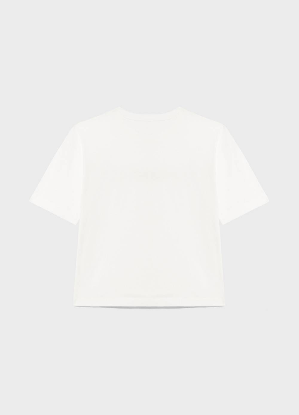 LES COPAINST-shirt Boxy In Cotone