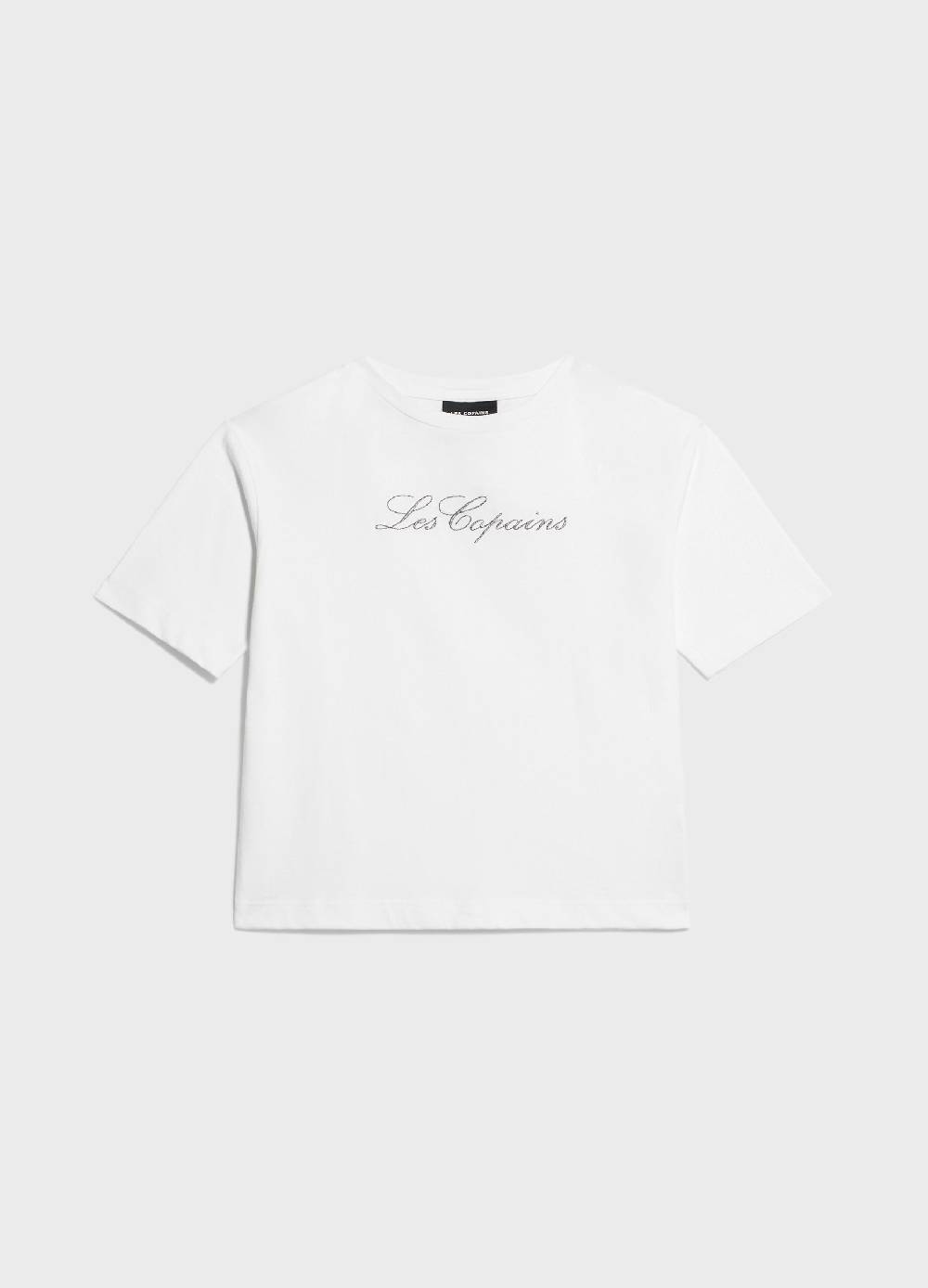 LES COPAINST-shirt Con Lettering Glitter
