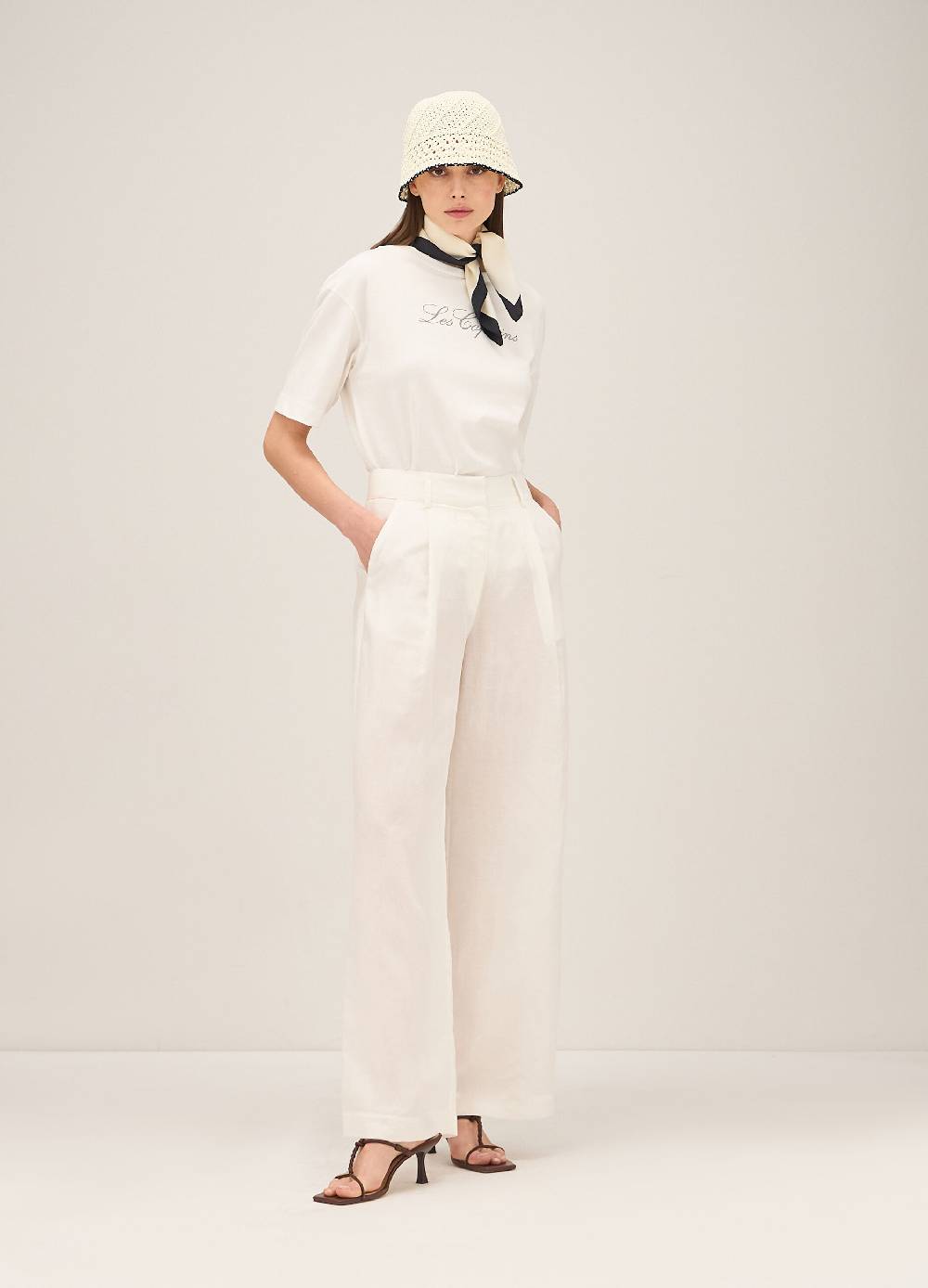 LES COPAINST-shirt con lettering glitter