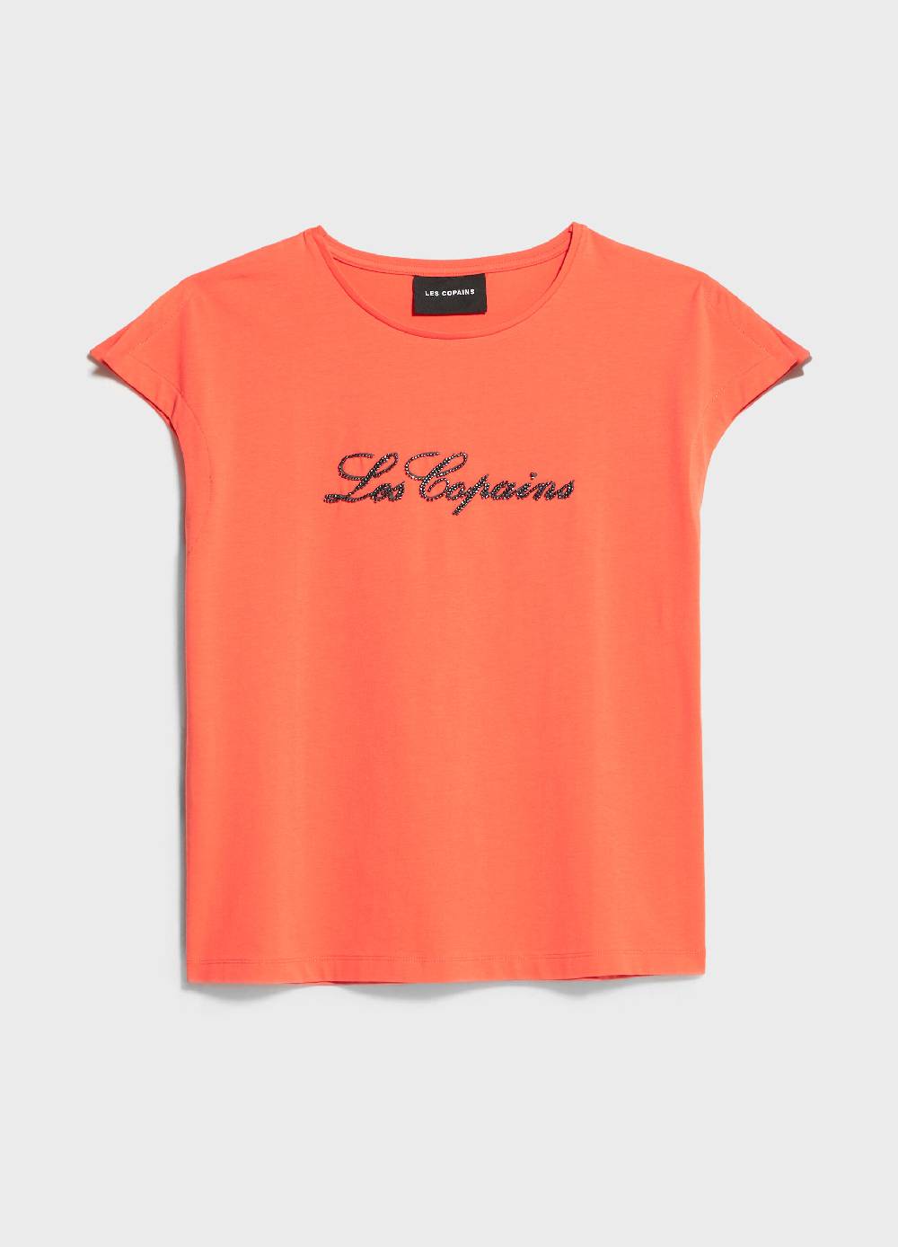 LES COPAINST-shirt Con Lettering Ricamato