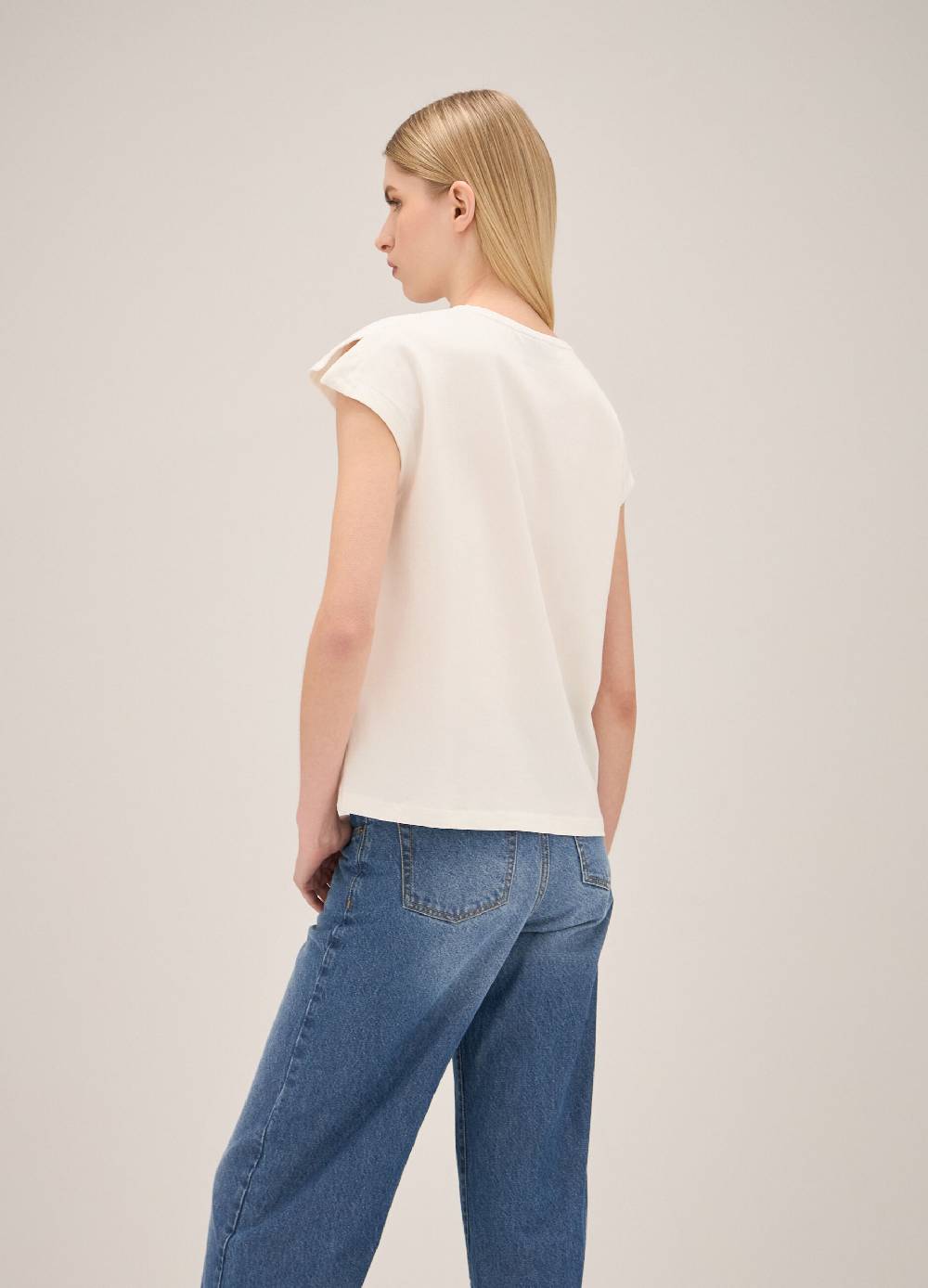 LES COPAINST-shirt Con Lettering Ricamato