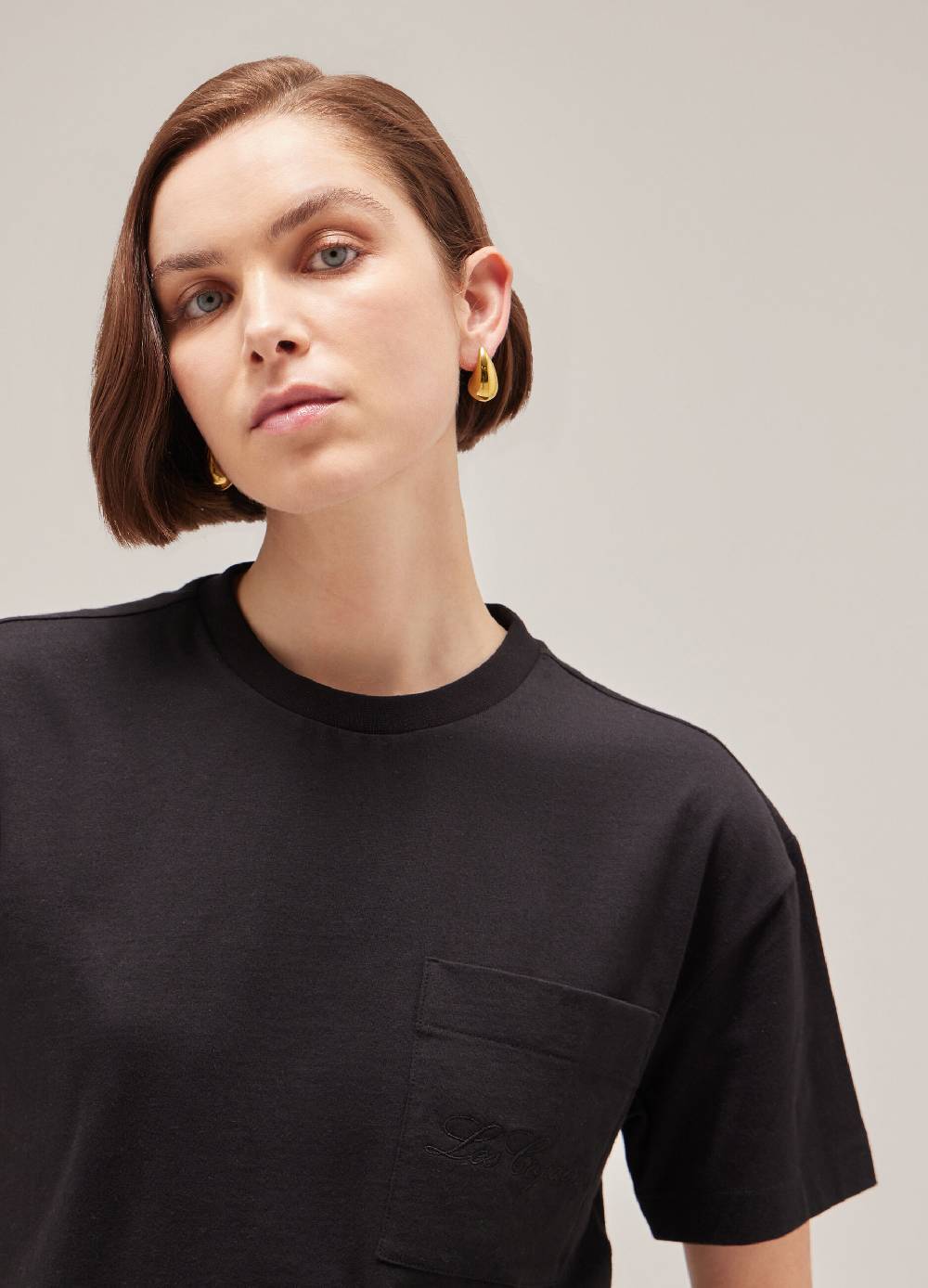 LES COPAINST-shirt Con Logo In Puro Cotone