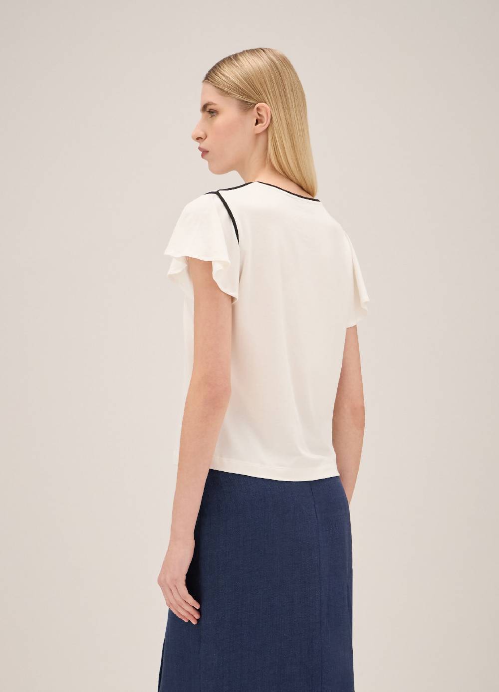 LES COPAINST-shirt Con Profili A Contrasto