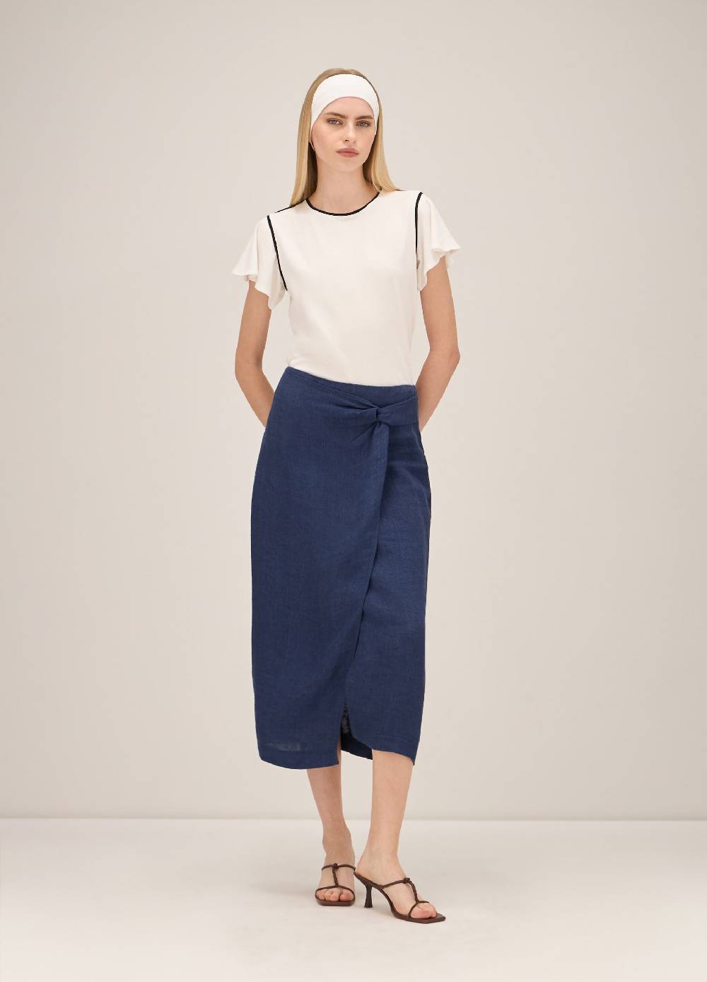 LES COPAINST-shirt con profili a contrasto