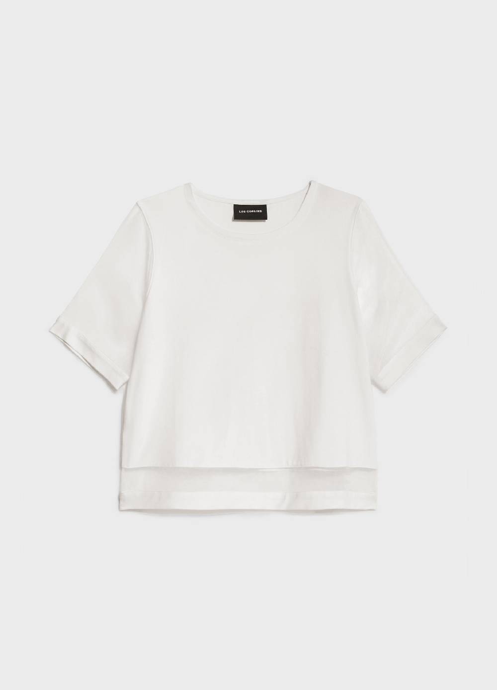 LES COPAINST-shirt In Cotone Con Inserti