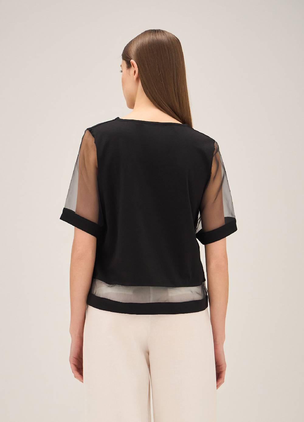 LES COPAINST-shirt In Cotone Con Inserti