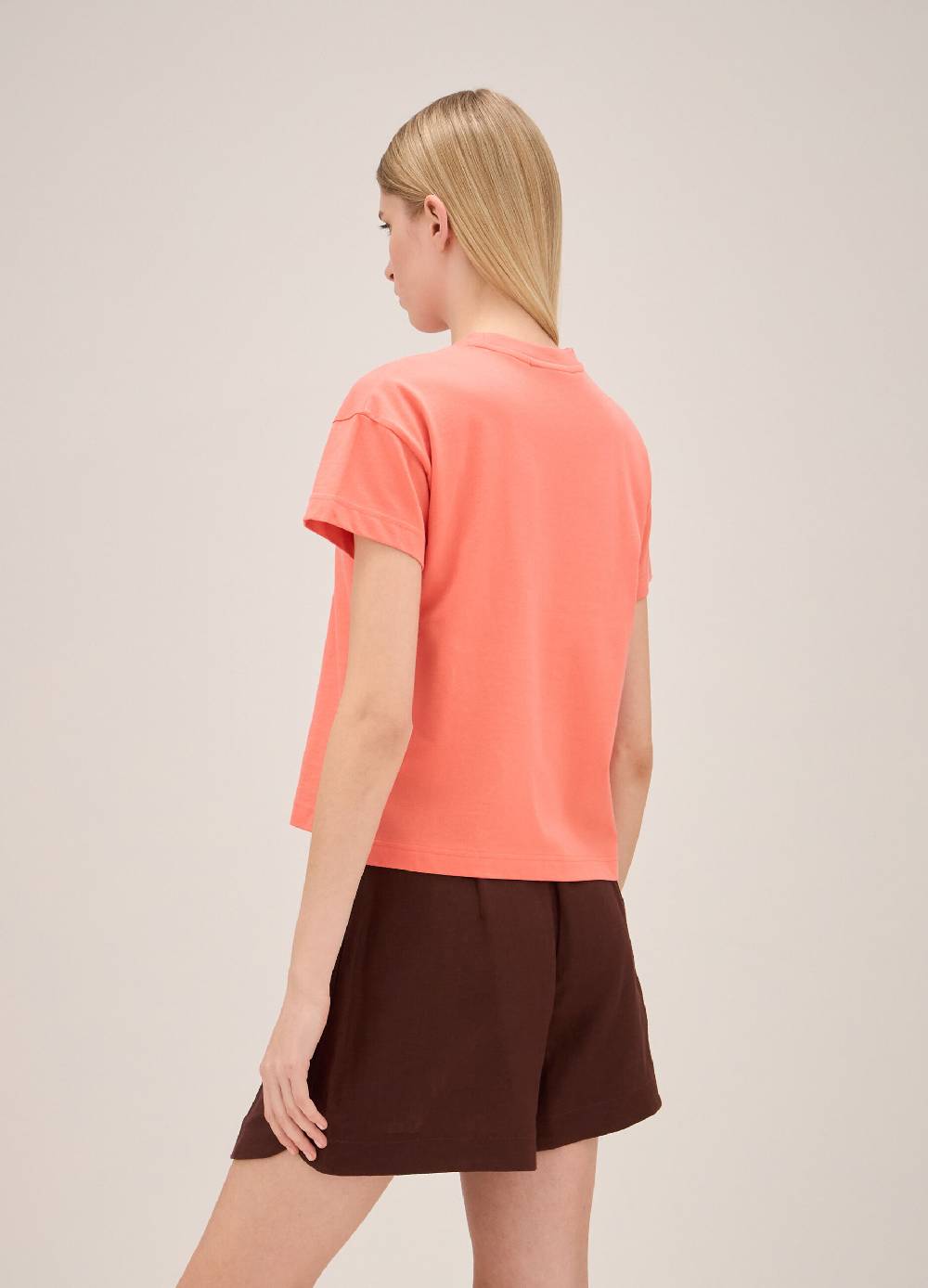 LES COPAINST-shirt In Cotone Con Perline Applicate