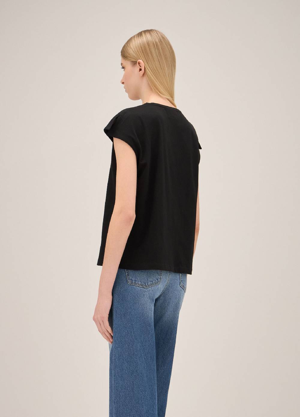 LES COPAINST-shirt In Cotone Stretch Con Lettering