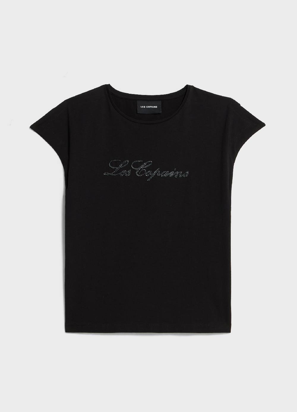 LES COPAINST-shirt In Cotone Stretch Con Lettering
