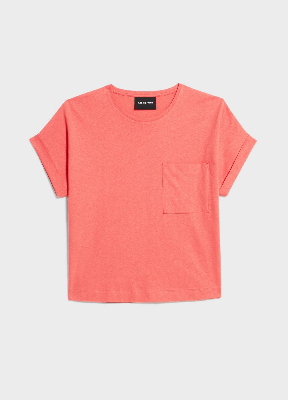 LES COPAINST-shirt In Lino E Cotone