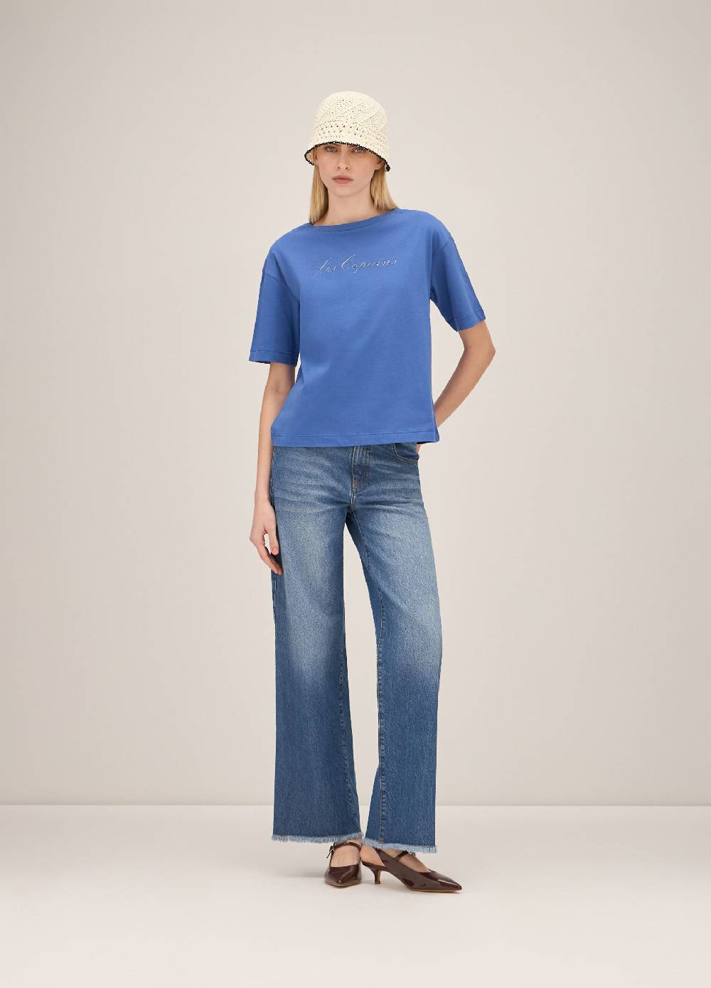 LES COPAINST-shirt in puro cotone con lettering