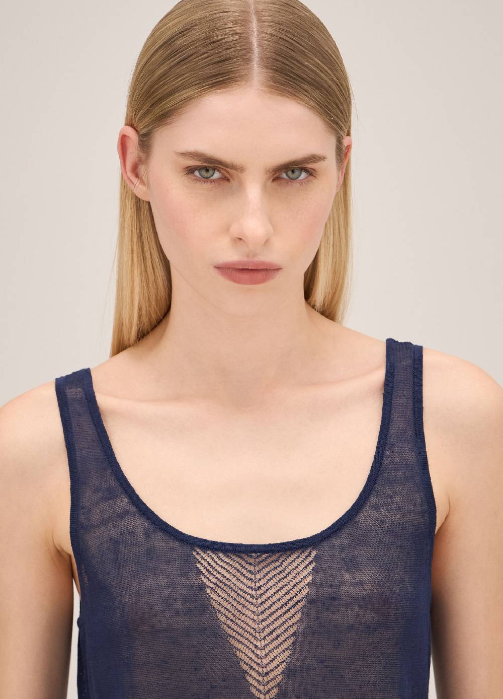 LES COPAINSTank Top Misto Lino