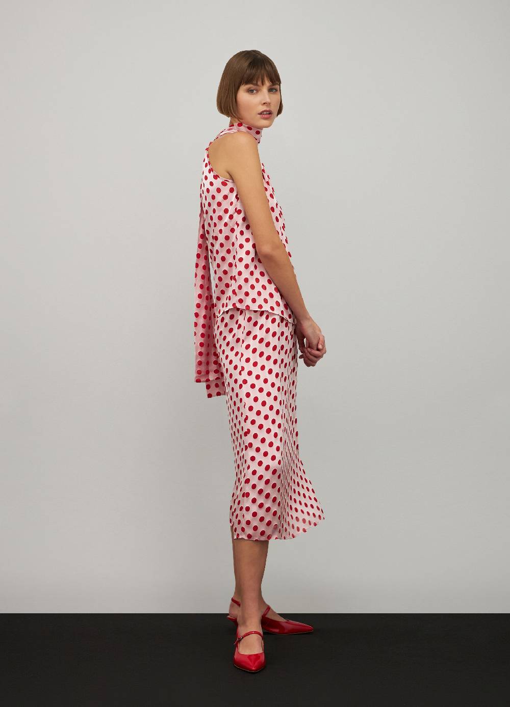 LES COPAINSTop a pois con fiocco