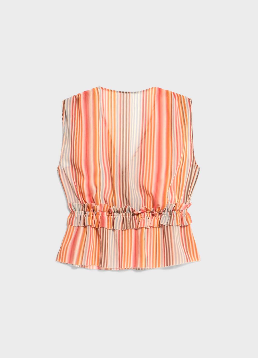 LES COPAINSTop A Righe Con Scollo A V