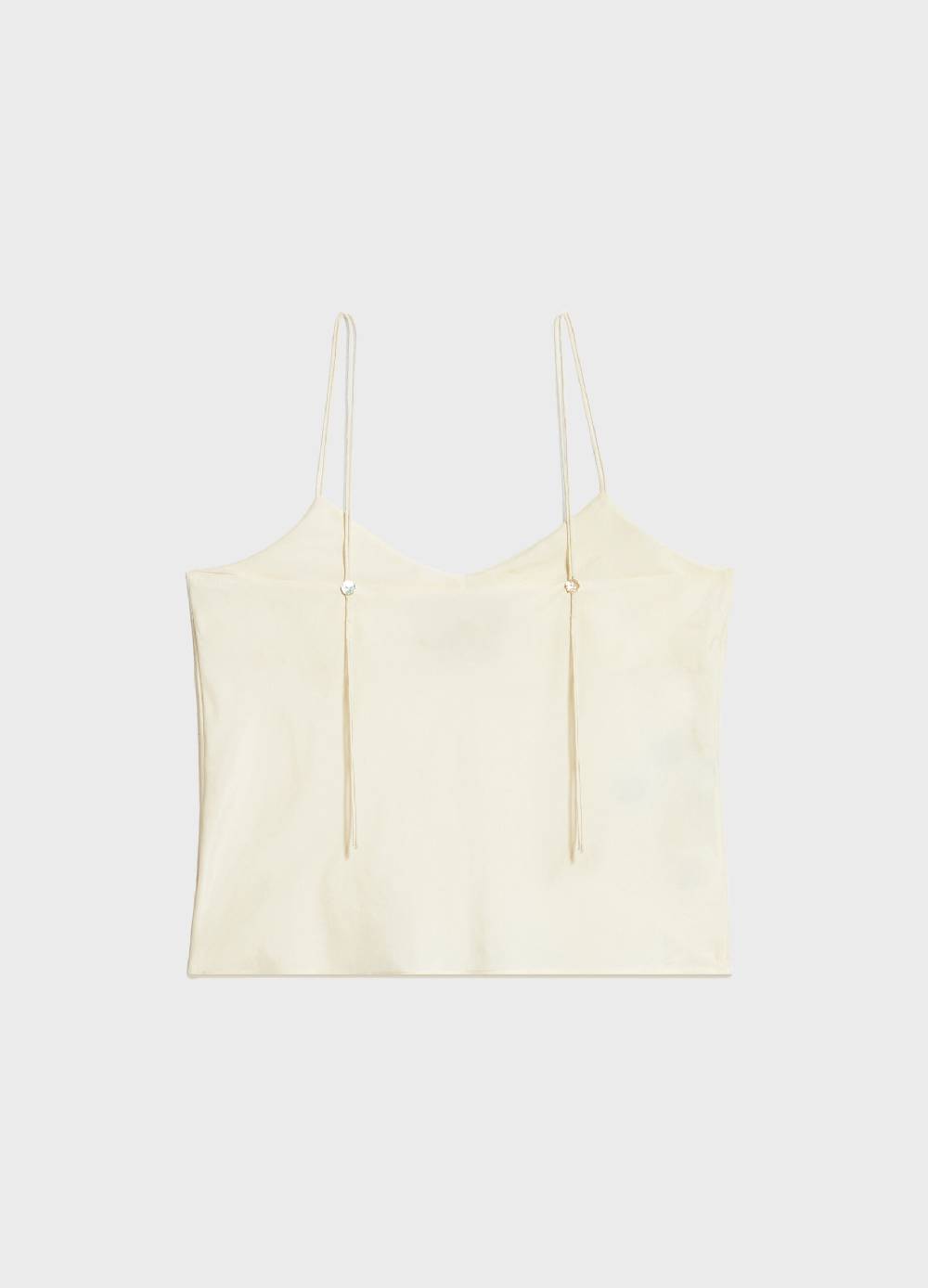 LES COPAINSTop Con Spalline In Pura Seta